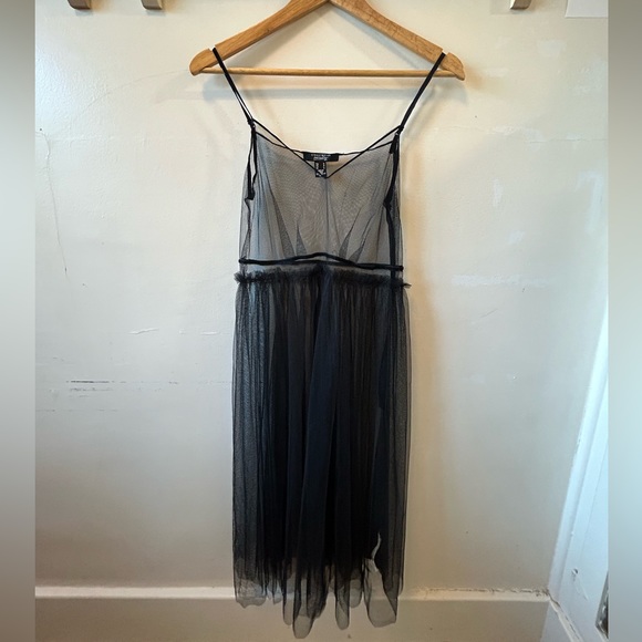 Black Mesh Dress - Picture 6 of 12